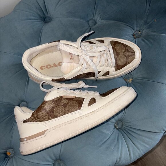 Coach Sneakers 7.5 (38) - Picture 1 of 4